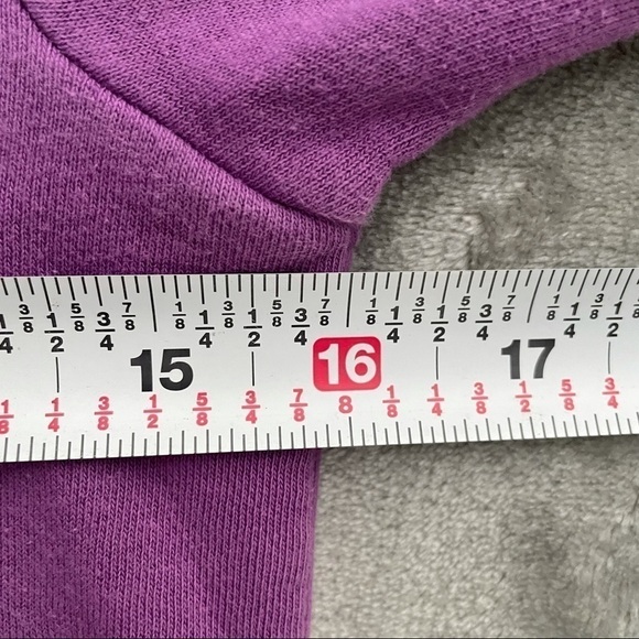 Gap Kids Purple Logo Hoodie Sweatshirt Pockets XL - Picture 6 of 7